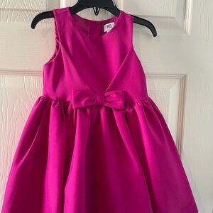 Janie and Jack 18-24M dark rose party dress